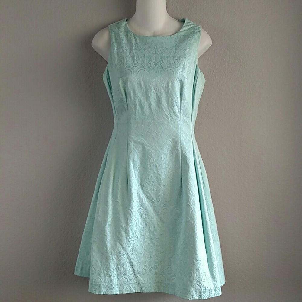Eva Mendes Textured Tank Style A-line Dress Sz 4
